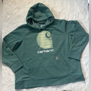 NWOT Carhartt Green Hoodie
